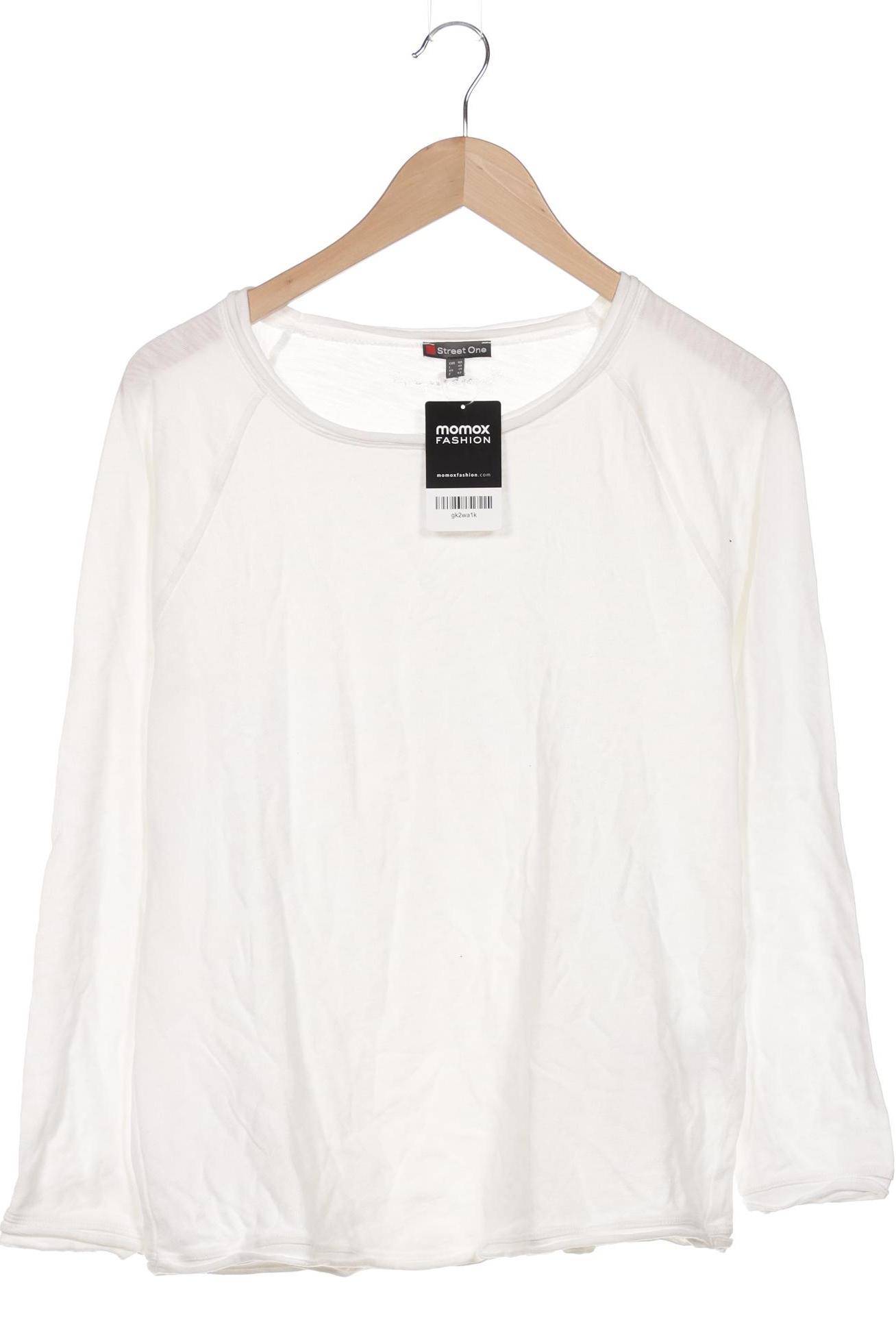 

Street One Damen Langarmshirt, weiß, Gr. 40