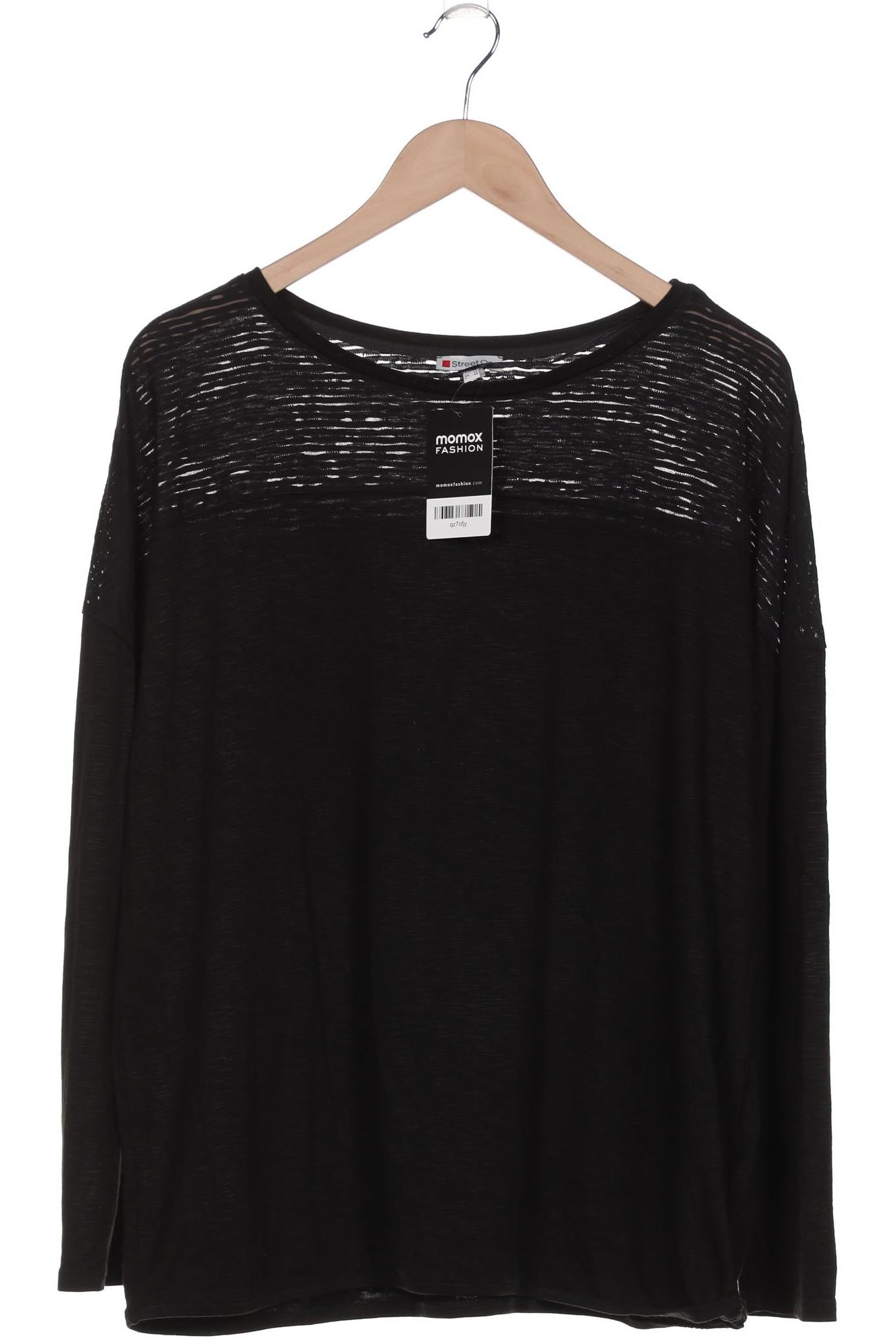 

Street One Damen Langarmshirt, schwarz, Gr. 46