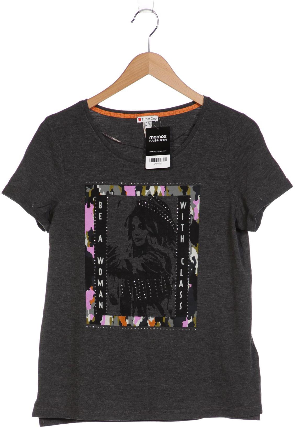 

Street One Damen T-Shirt, grau, Gr. 38