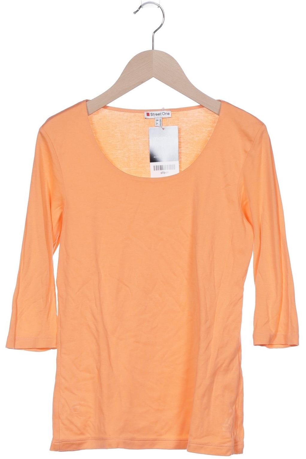 

Street One Damen Langarmshirt, orange, Gr. 36
