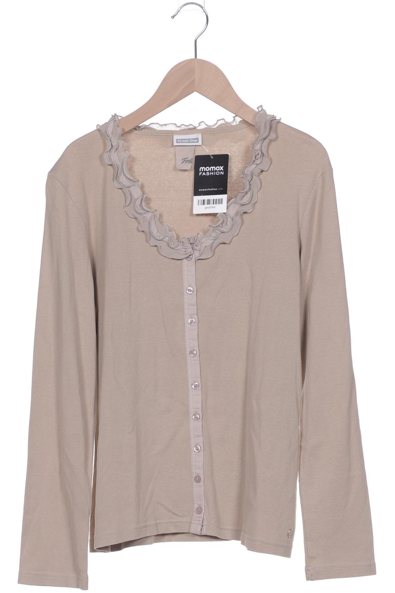 

Street One Damen Strickjacke, beige, Gr. 42
