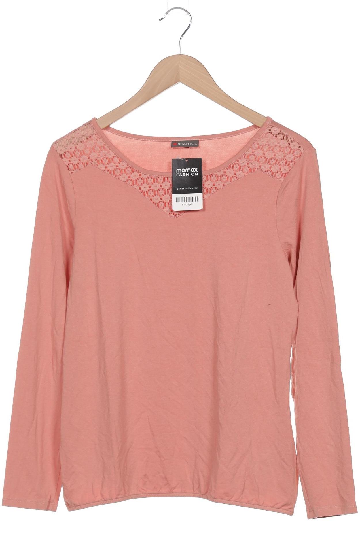 

Street One Damen Langarmshirt, pink, Gr. 40
