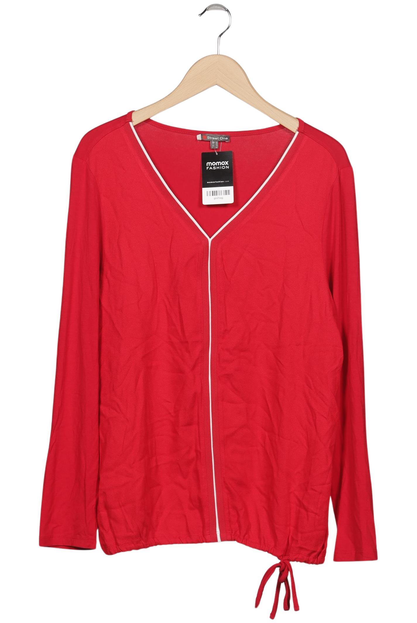 

Street One Damen Langarmshirt, rot, Gr. 42