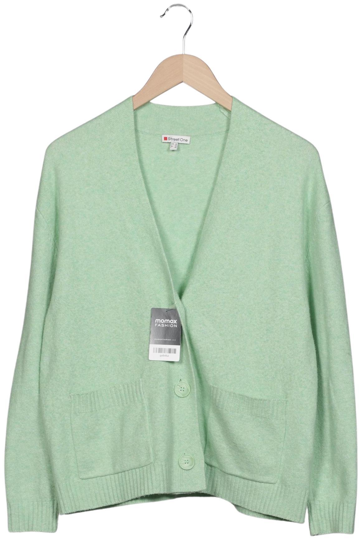 

Street One Damen Strickjacke, hellgrün, Gr. 38