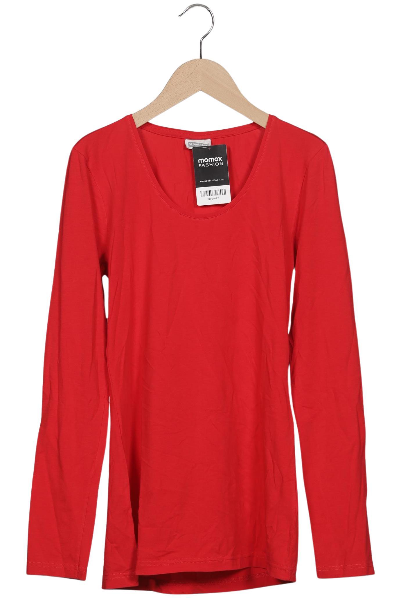 

Street One Damen Langarmshirt, rot, Gr. 40
