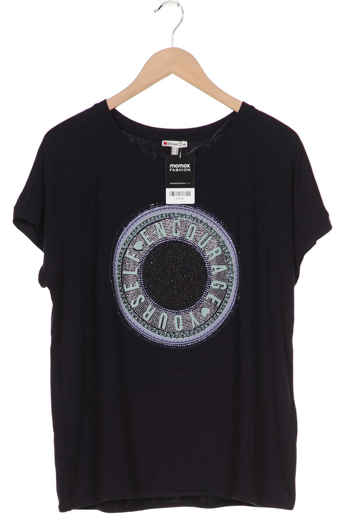 

Street One Damen T-Shirt, marineblau, Gr. 42