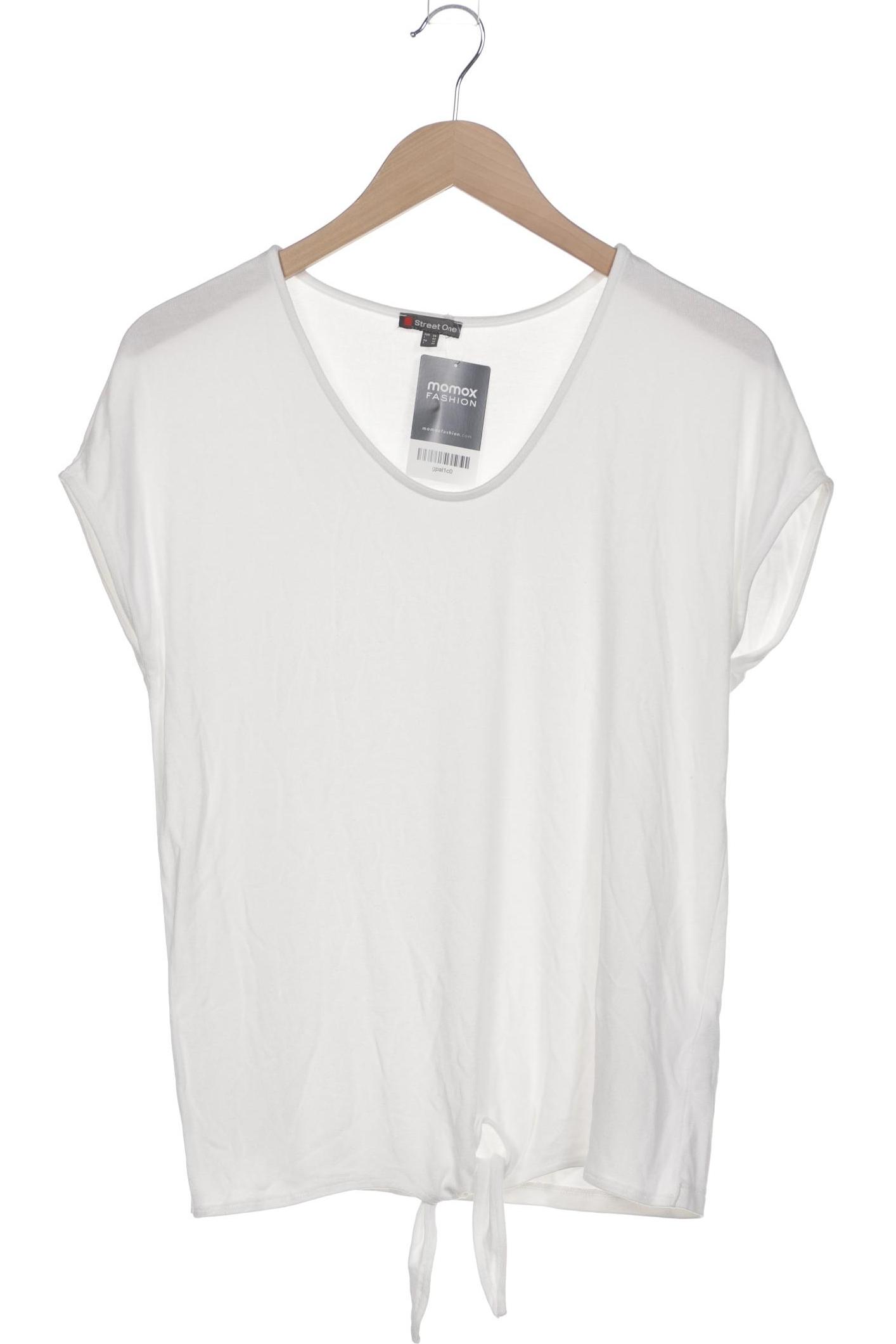 

Street One Damen T-Shirt, weiß, Gr. 38