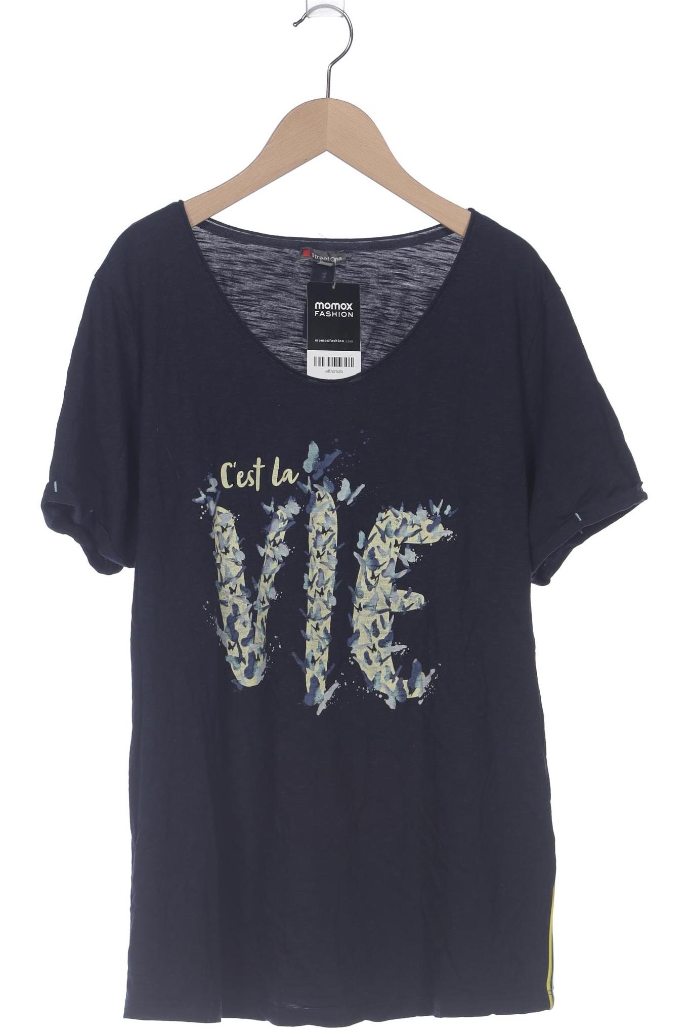 

Street One Damen T-Shirt, marineblau, Gr. 46