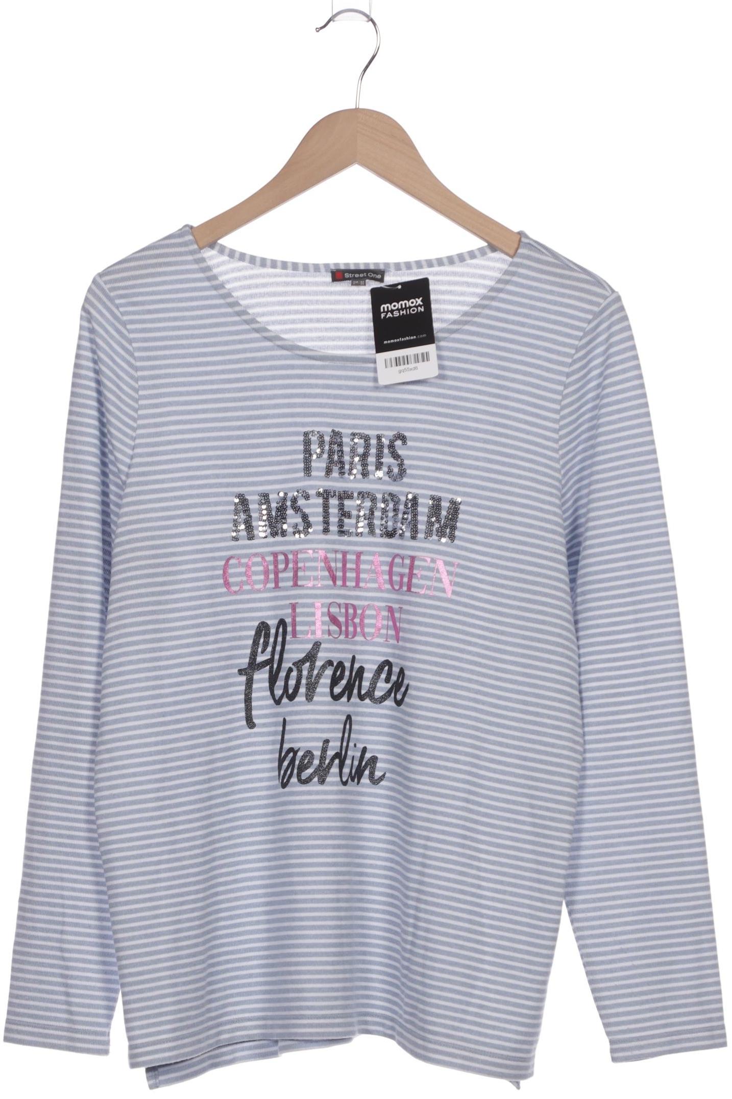 

Street One Damen Langarmshirt, blau, Gr. 42