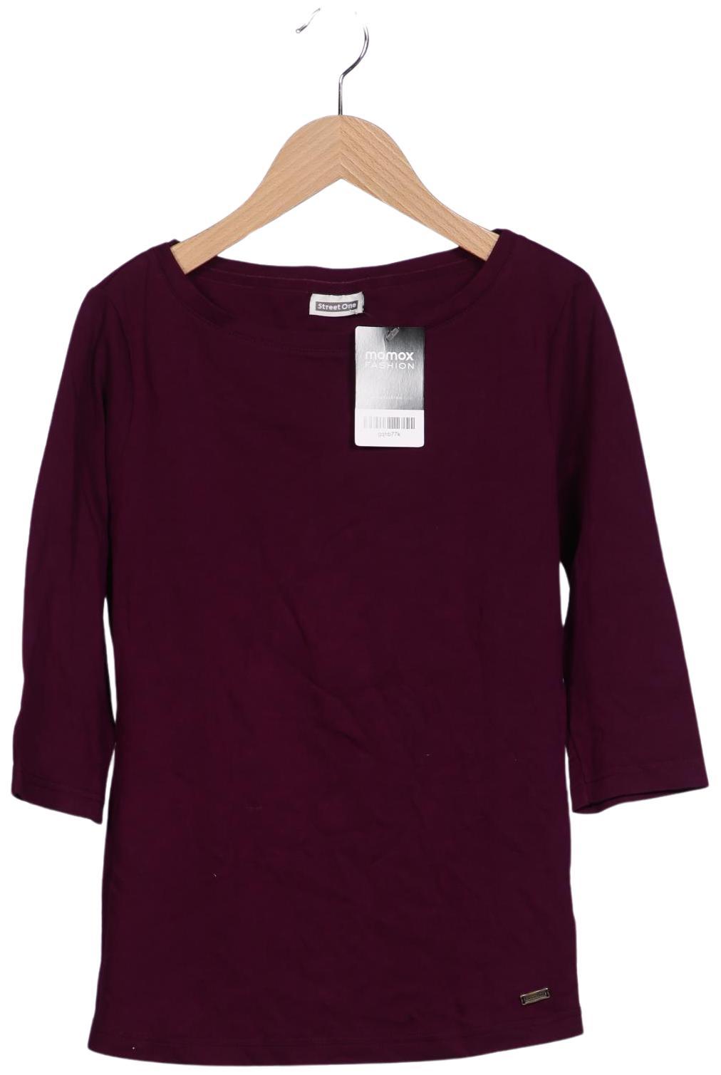

Street One Damen Langarmshirt, bordeaux, Gr. 40