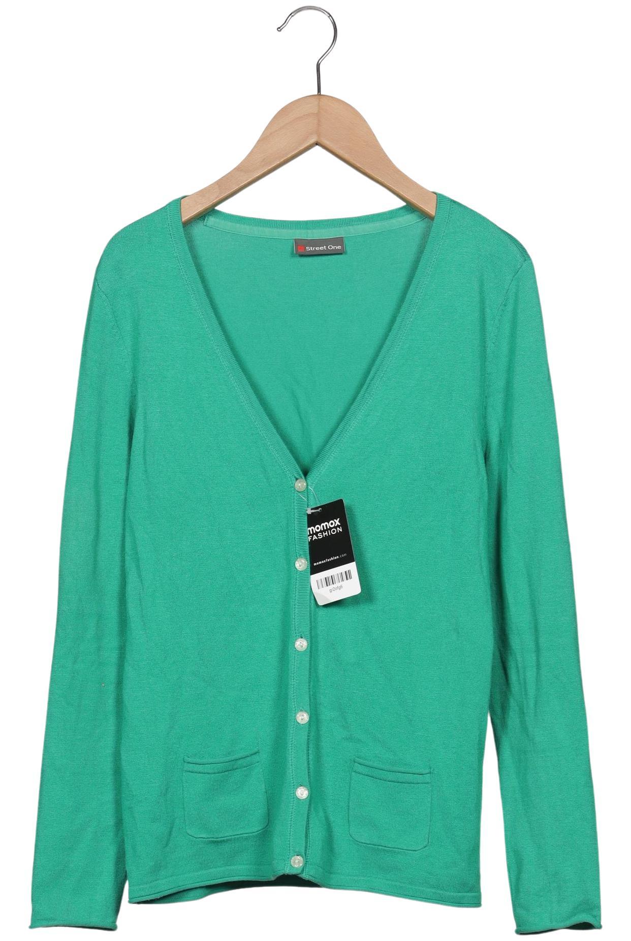 

Street One Damen Strickjacke, grün, Gr. 38
