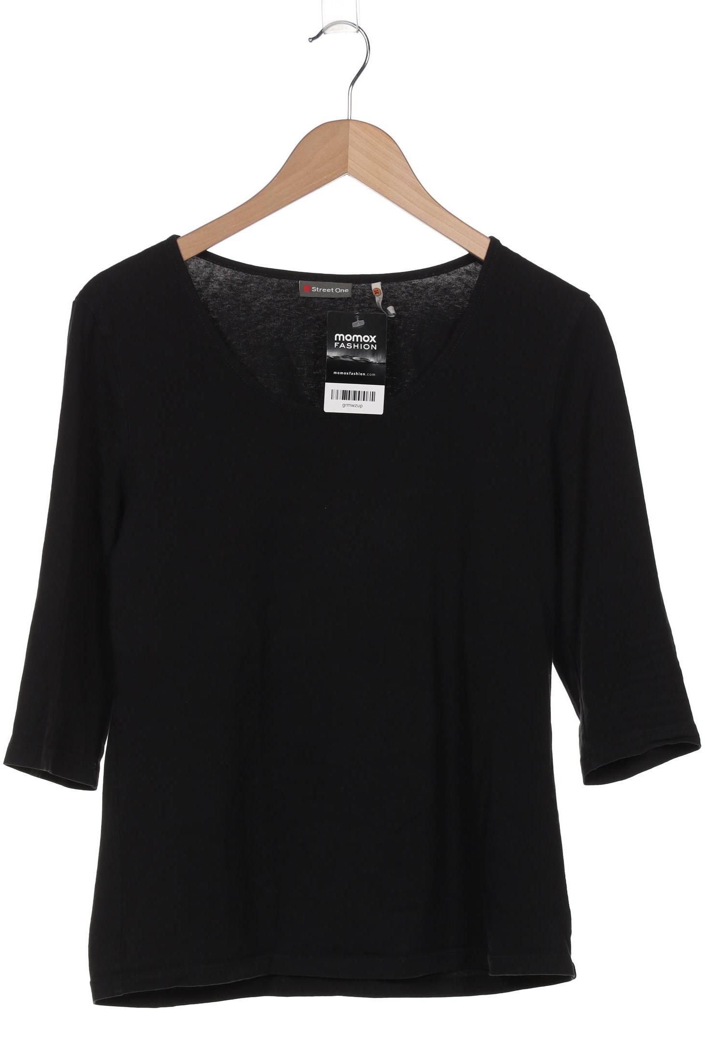 

Street One Damen Langarmshirt, schwarz, Gr. 42
