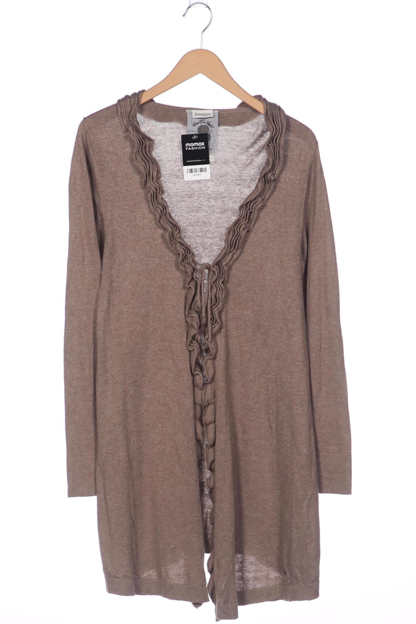 

Street One Damen Strickjacke, braun, Gr. 40