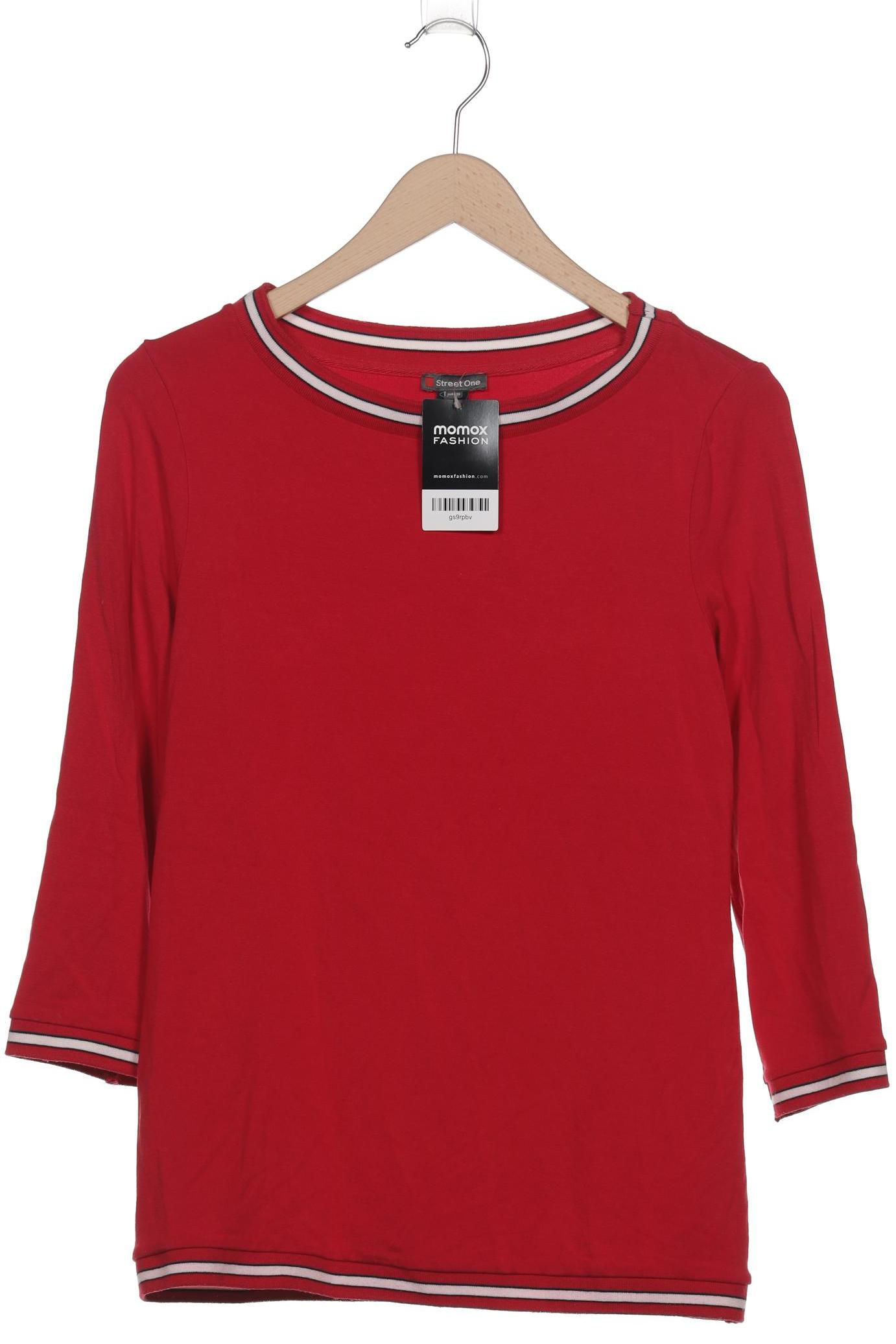 

Street One Damen Langarmshirt, rot, Gr. 38