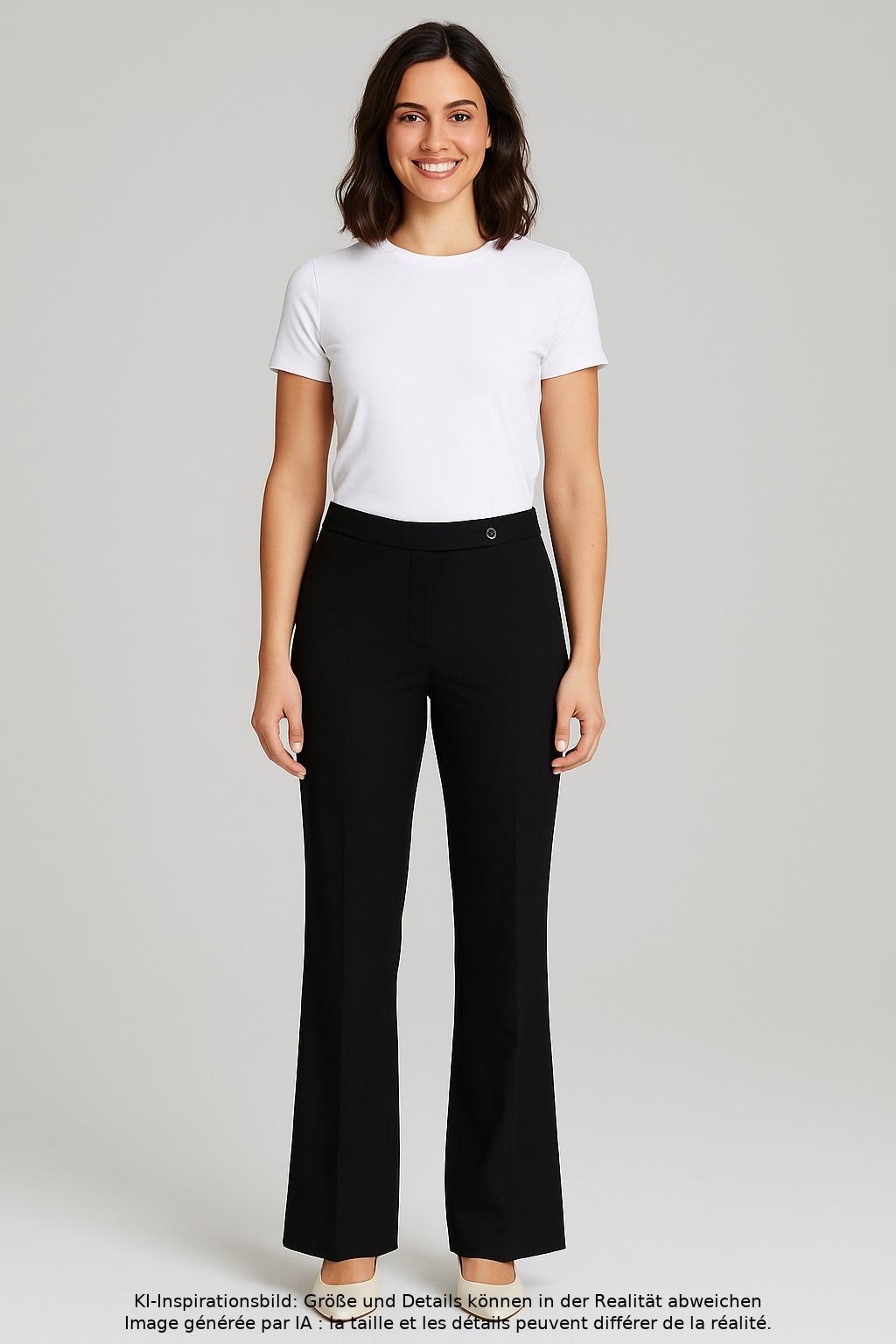 

Street One Damen Stoffhose, schwarz, Gr. 42