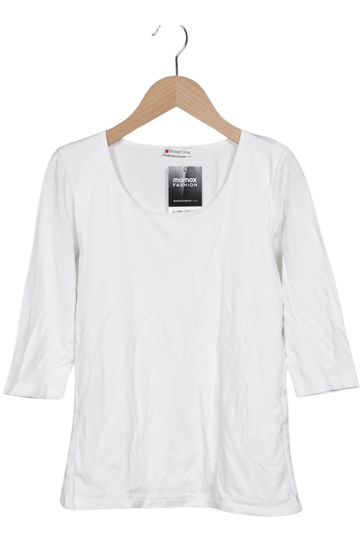 

Street One Damen Langarmshirt, weiß, Gr. 36