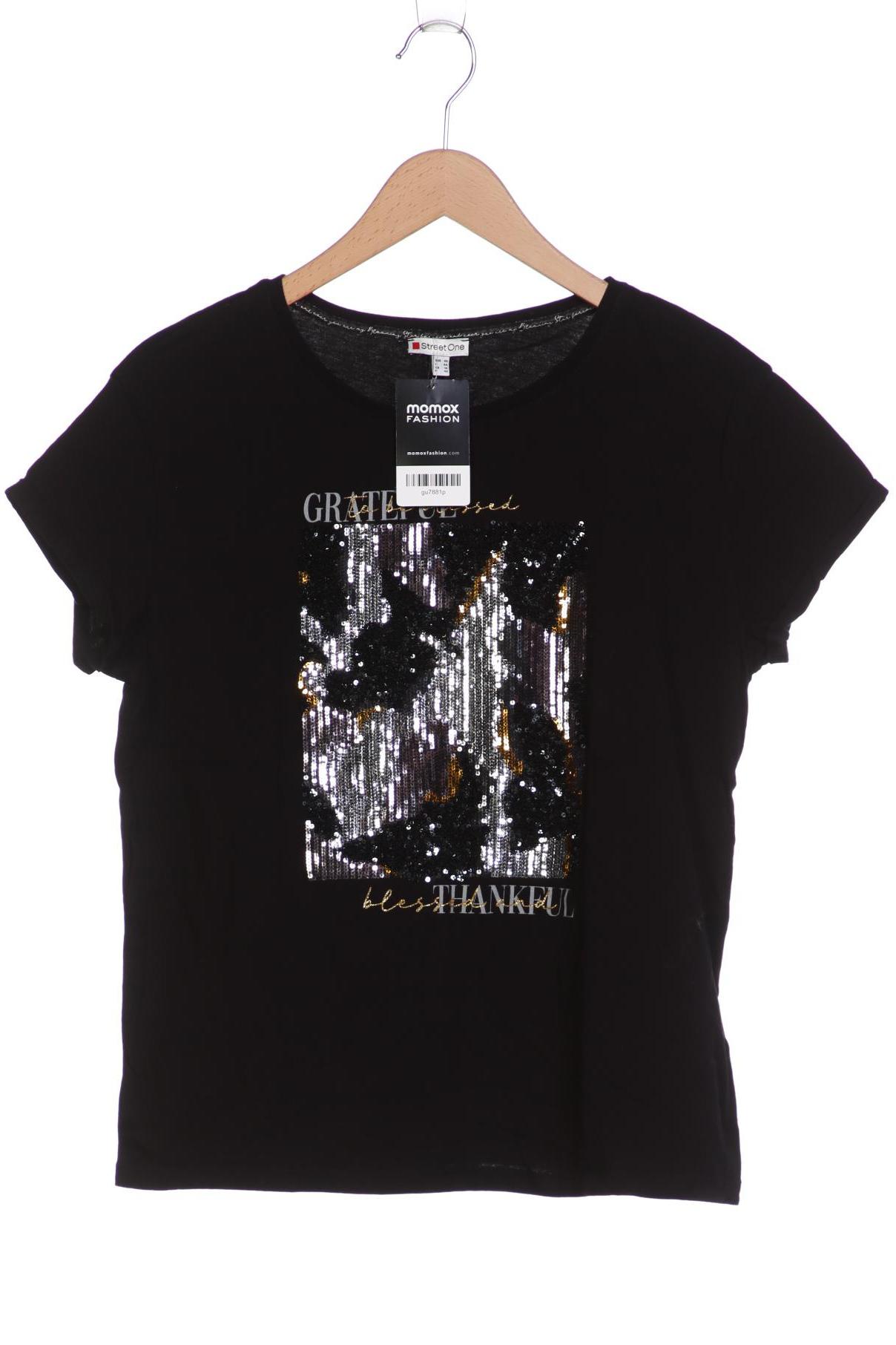 

Street One Damen T-Shirt, schwarz