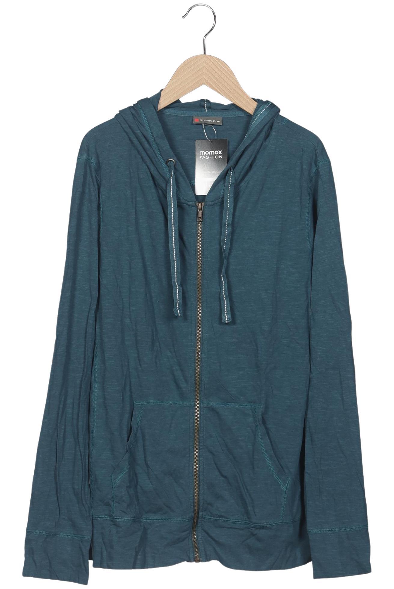 

Street One Damen Kapuzenpullover, türkis, Gr. 42