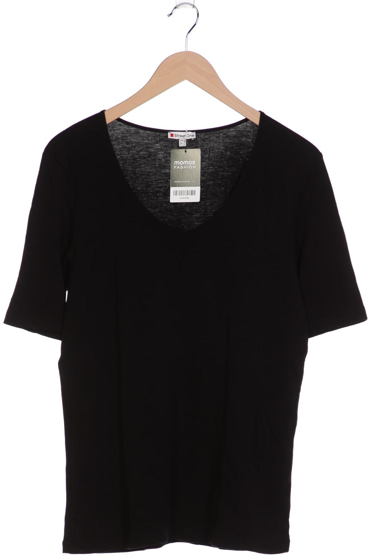 

Street One Damen T-Shirt, schwarz, Gr. 44