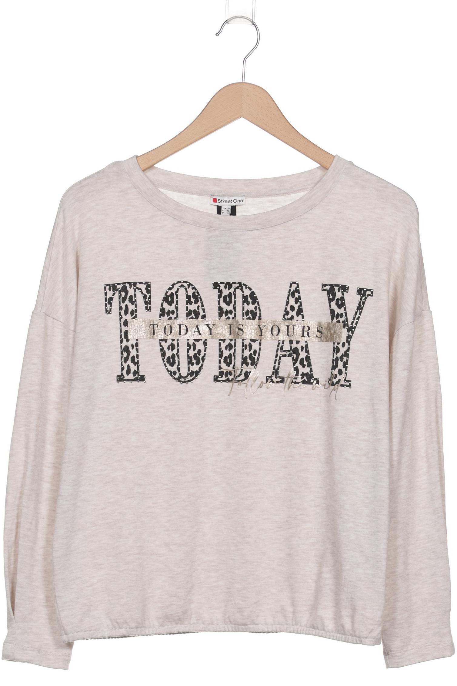 

Street One Damen Sweatshirt, beige, Gr. 40