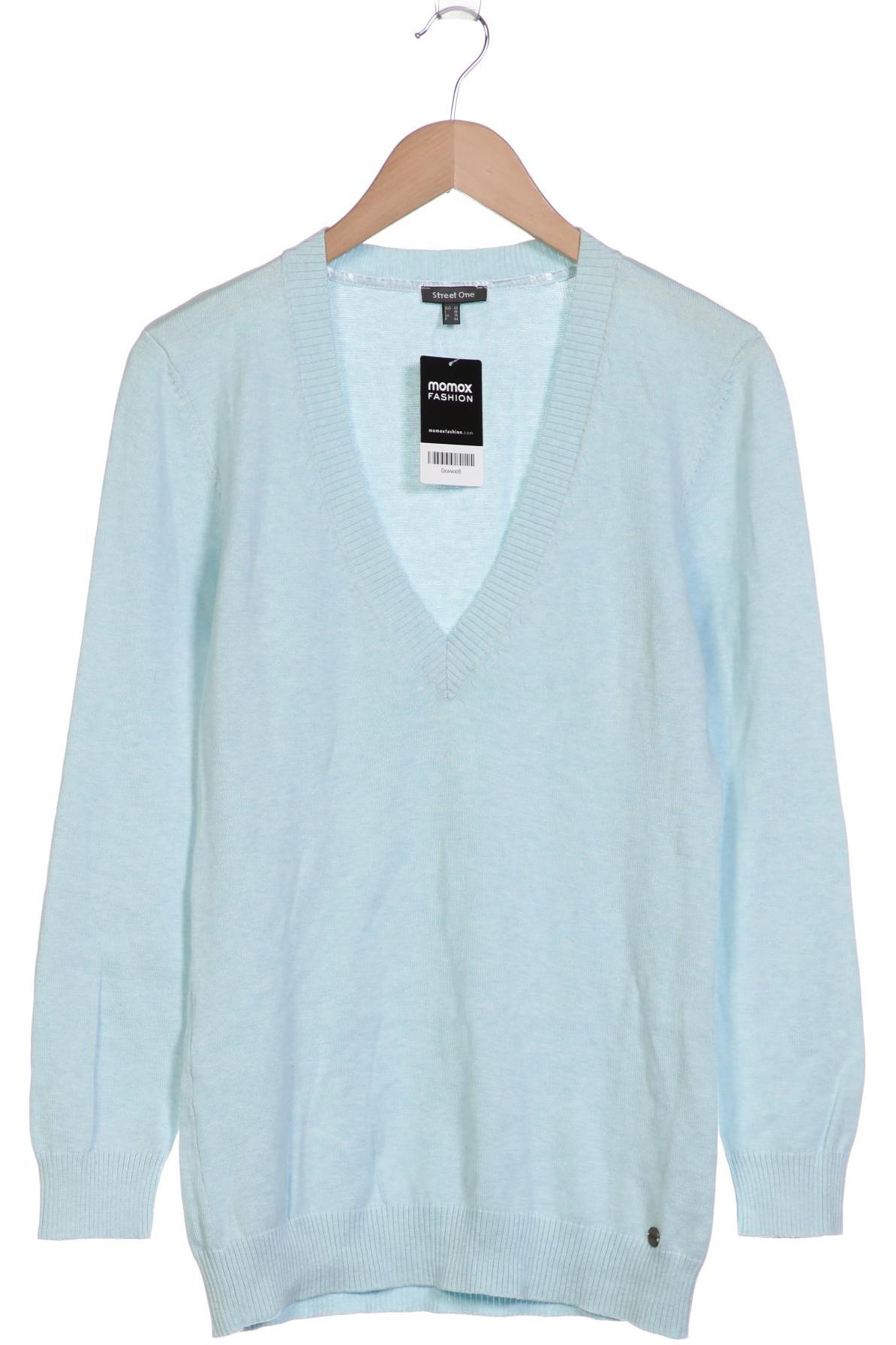 

Street One Damen Pullover, blau, Gr. 42
