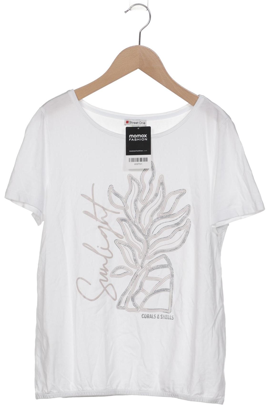

Street One Damen T-Shirt, weiß, Gr. 36