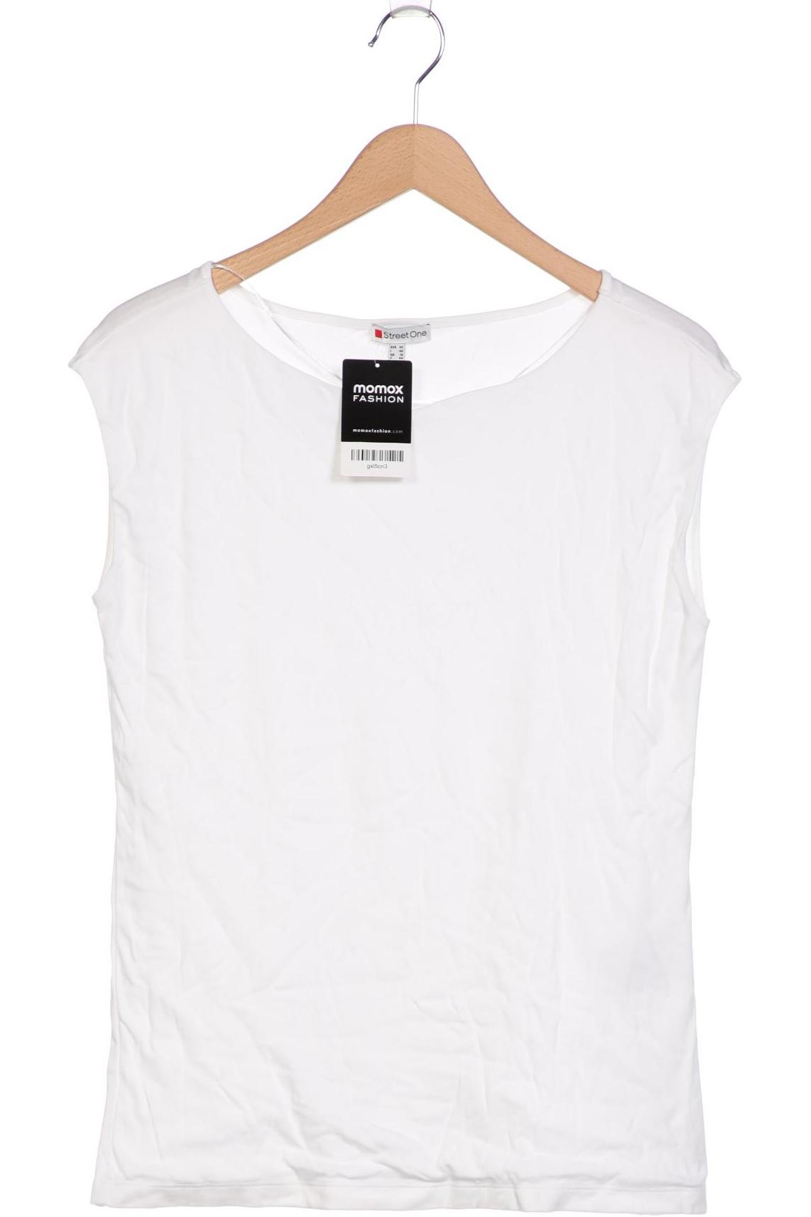 

Street One Damen T-Shirt, weiß, Gr. 42