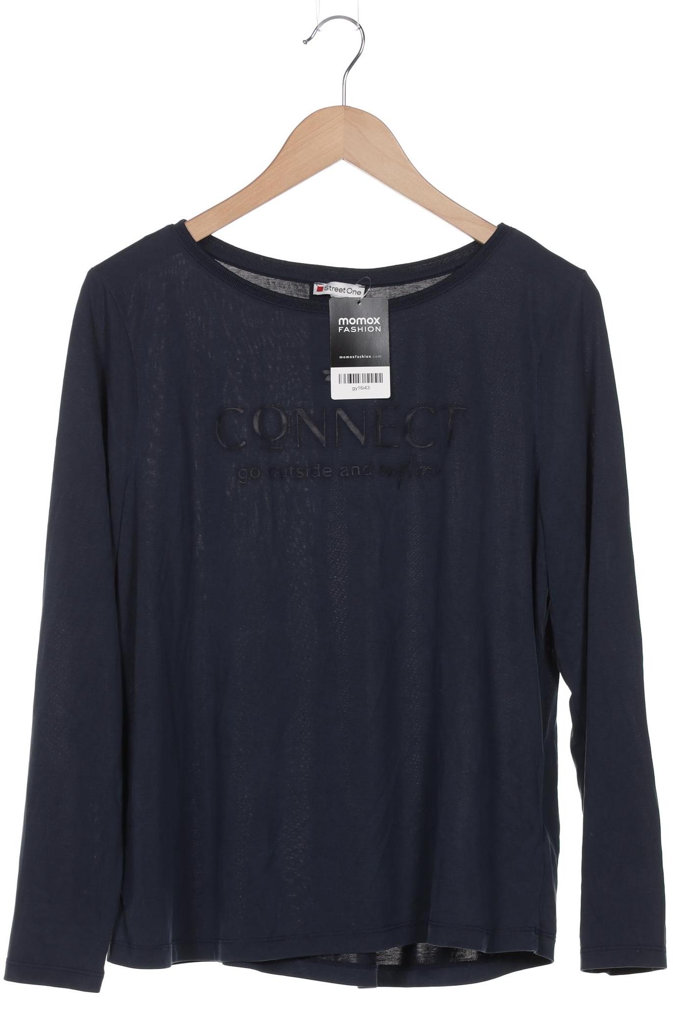 

Street One Damen Langarmshirt, marineblau, Gr. 42