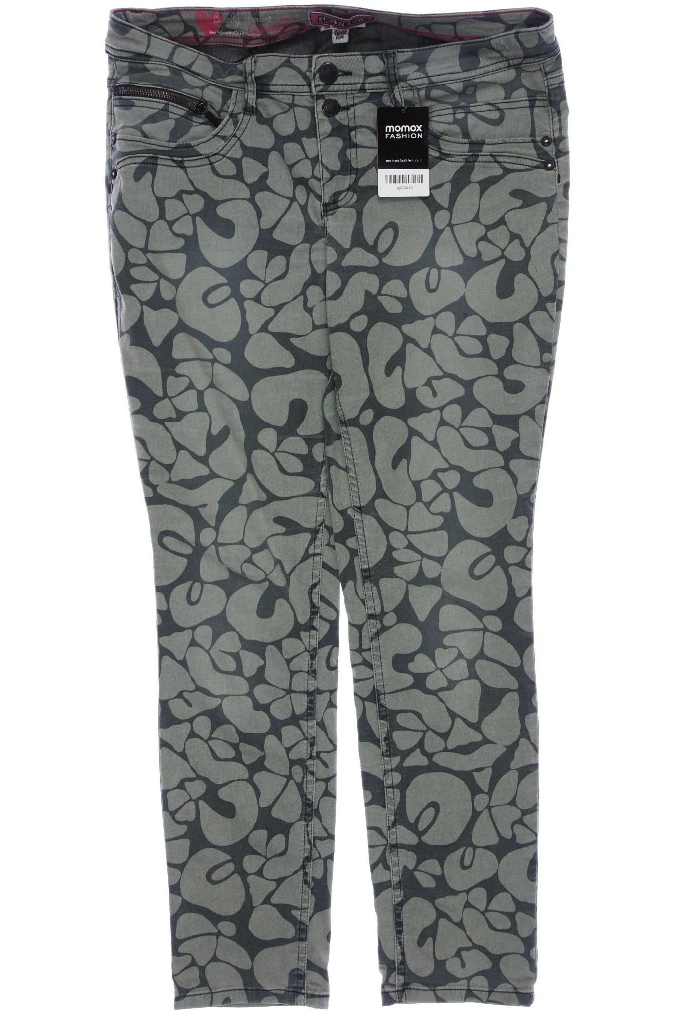 

Street One Damen Jeans, grün, Gr. 32