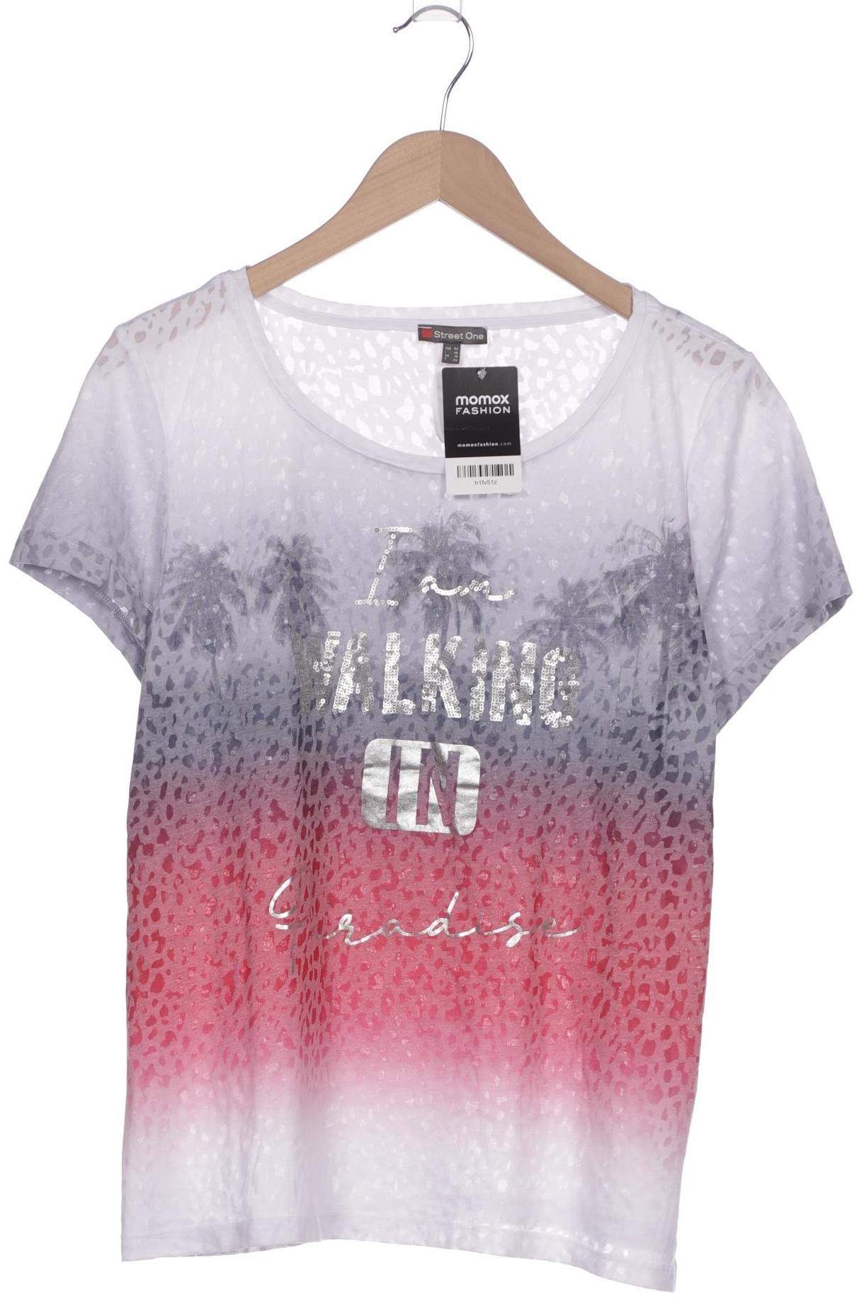 

Street One Damen T-Shirt, mehrfarbig, Gr. 42