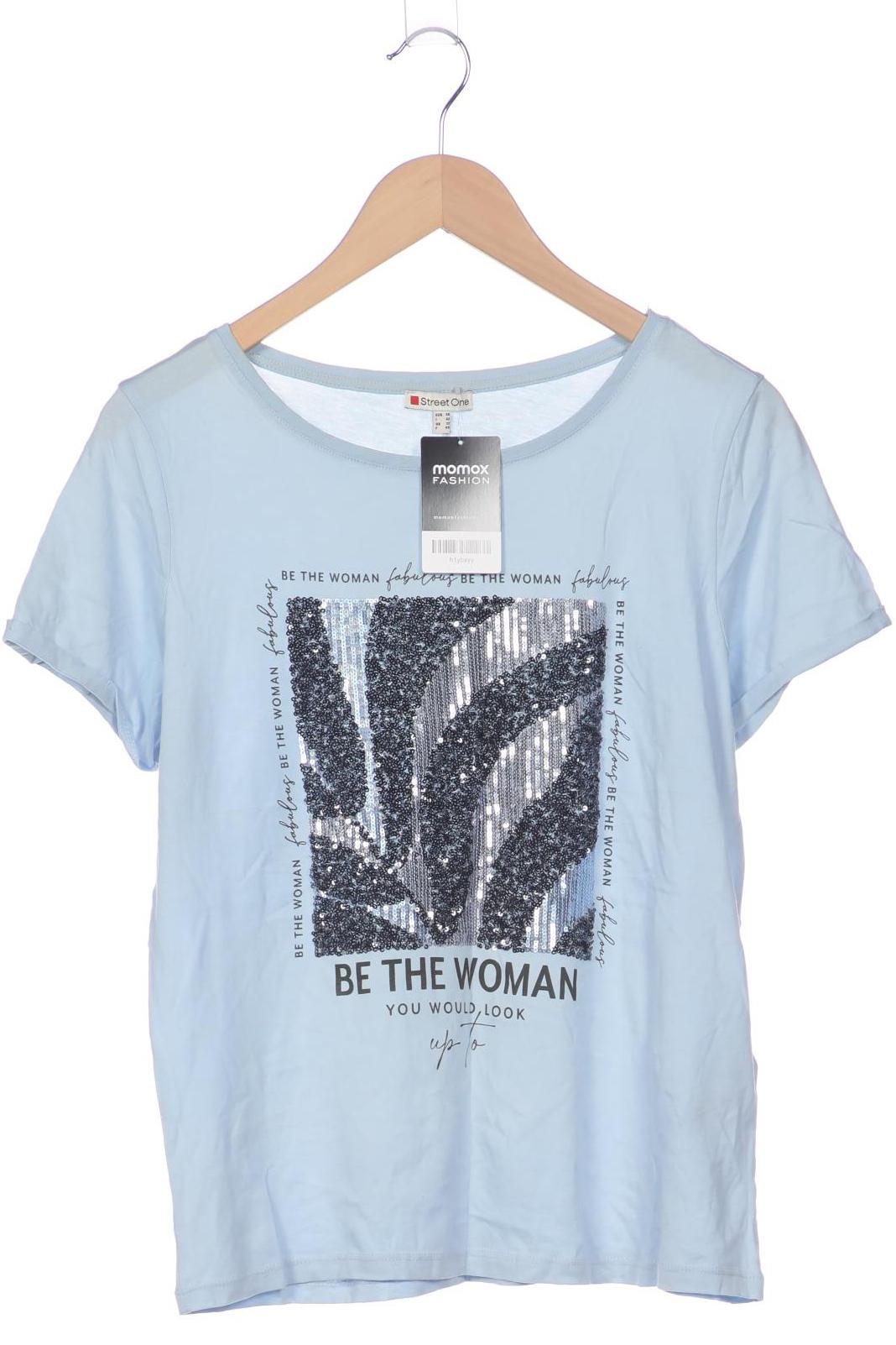 

Street One Damen T-Shirt, blau, Gr. 38