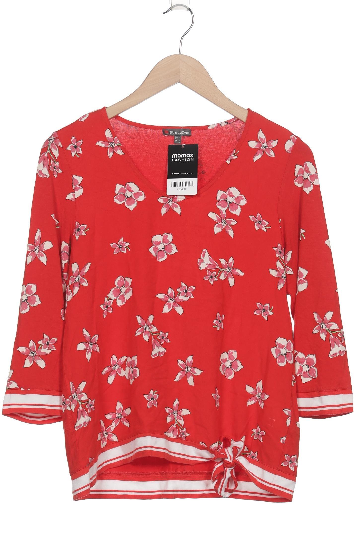 

Street One Damen Langarmshirt, rot, Gr. 36