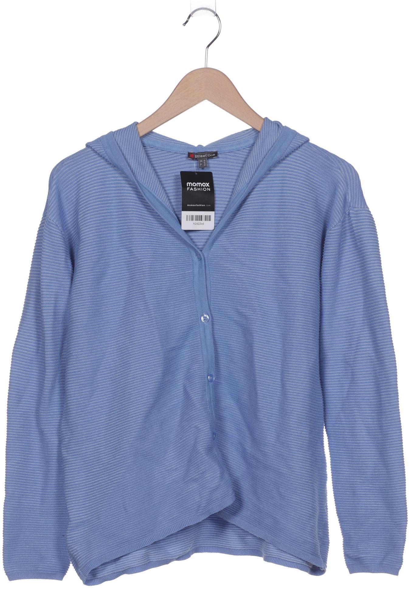

Street One Damen Strickjacke, blau, Gr. 38