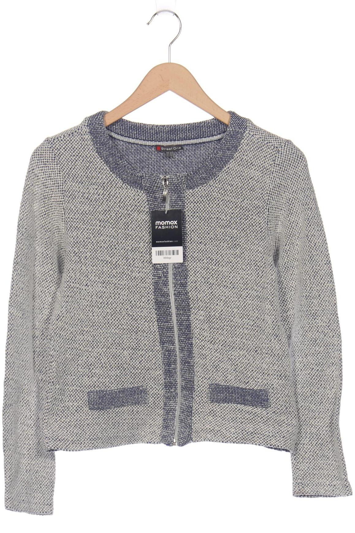 

Street One Damen Strickjacke, grau, Gr. 38