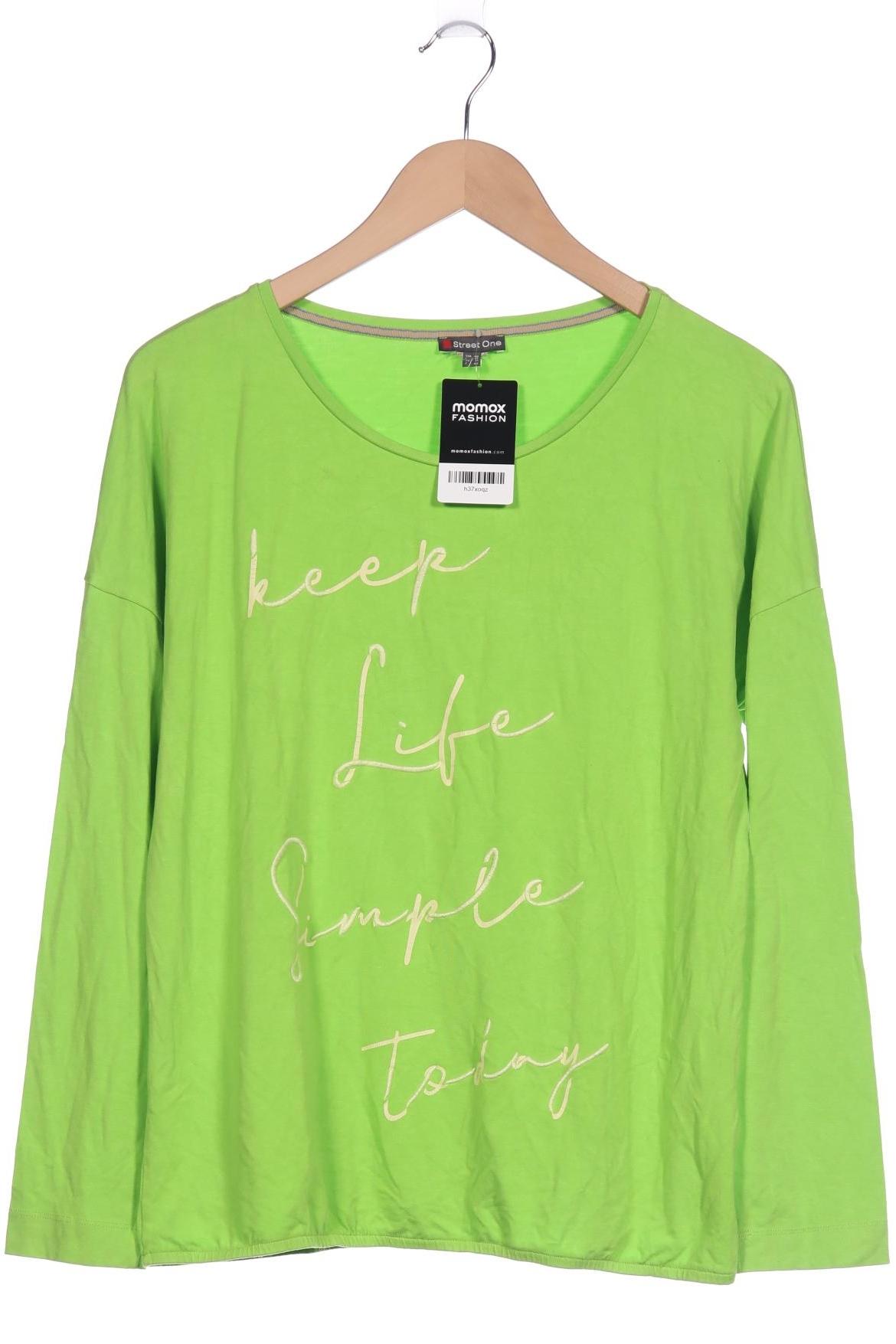 

Street One Damen Langarmshirt, hellgrün, Gr. 40