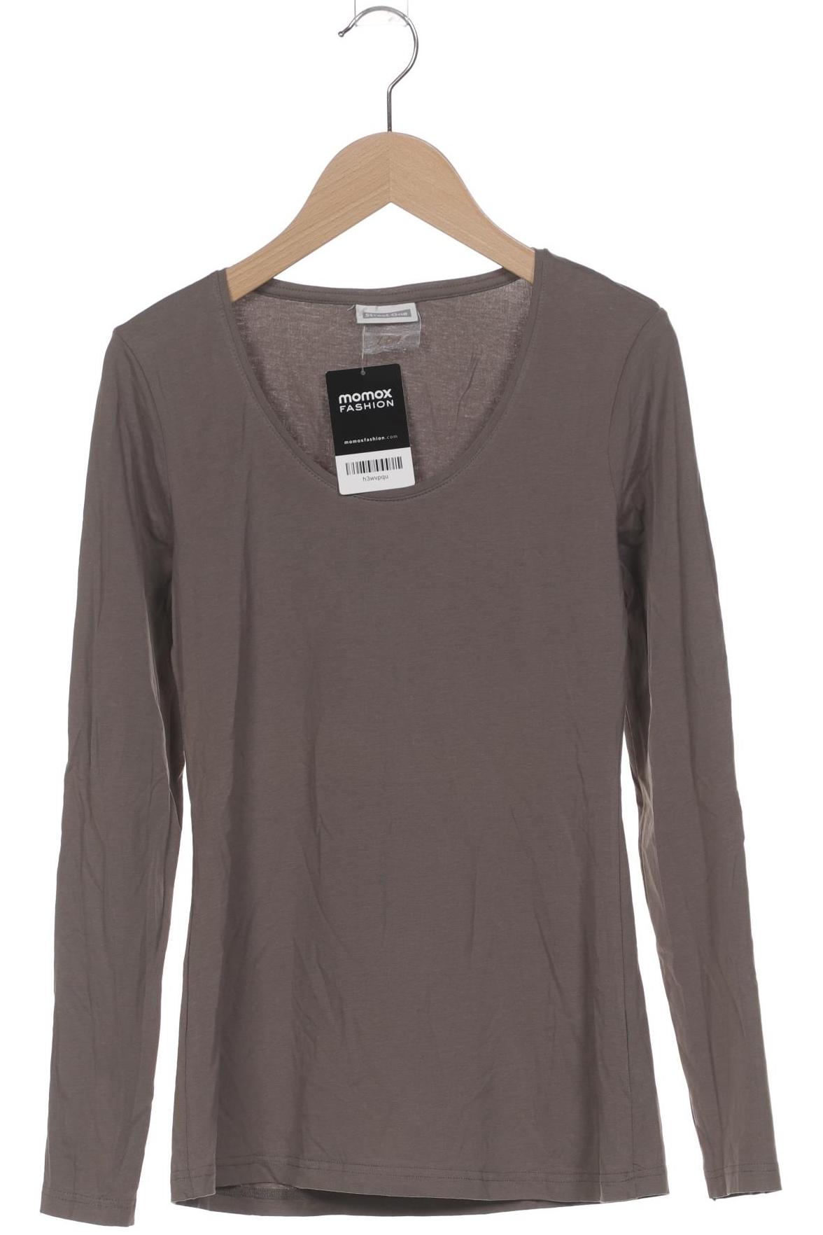 

Street One Damen Langarmshirt, braun, Gr. 36