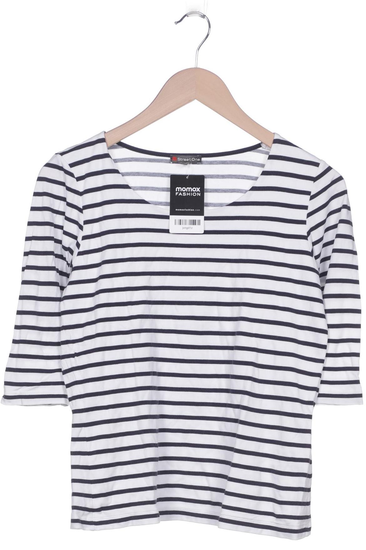 

Street One Damen Langarmshirt, weiß, Gr. 38