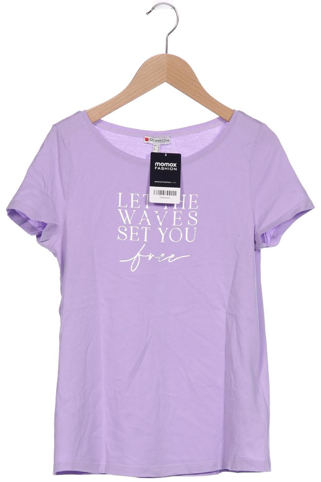 

Street One Damen T-Shirt, flieder, Gr. 34