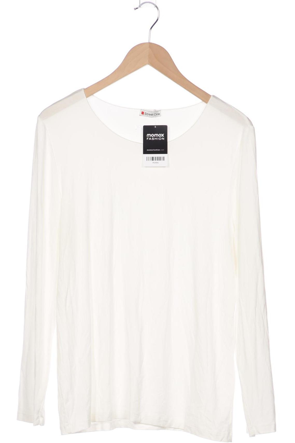 

Street One Damen Langarmshirt, weiß, Gr. 44
