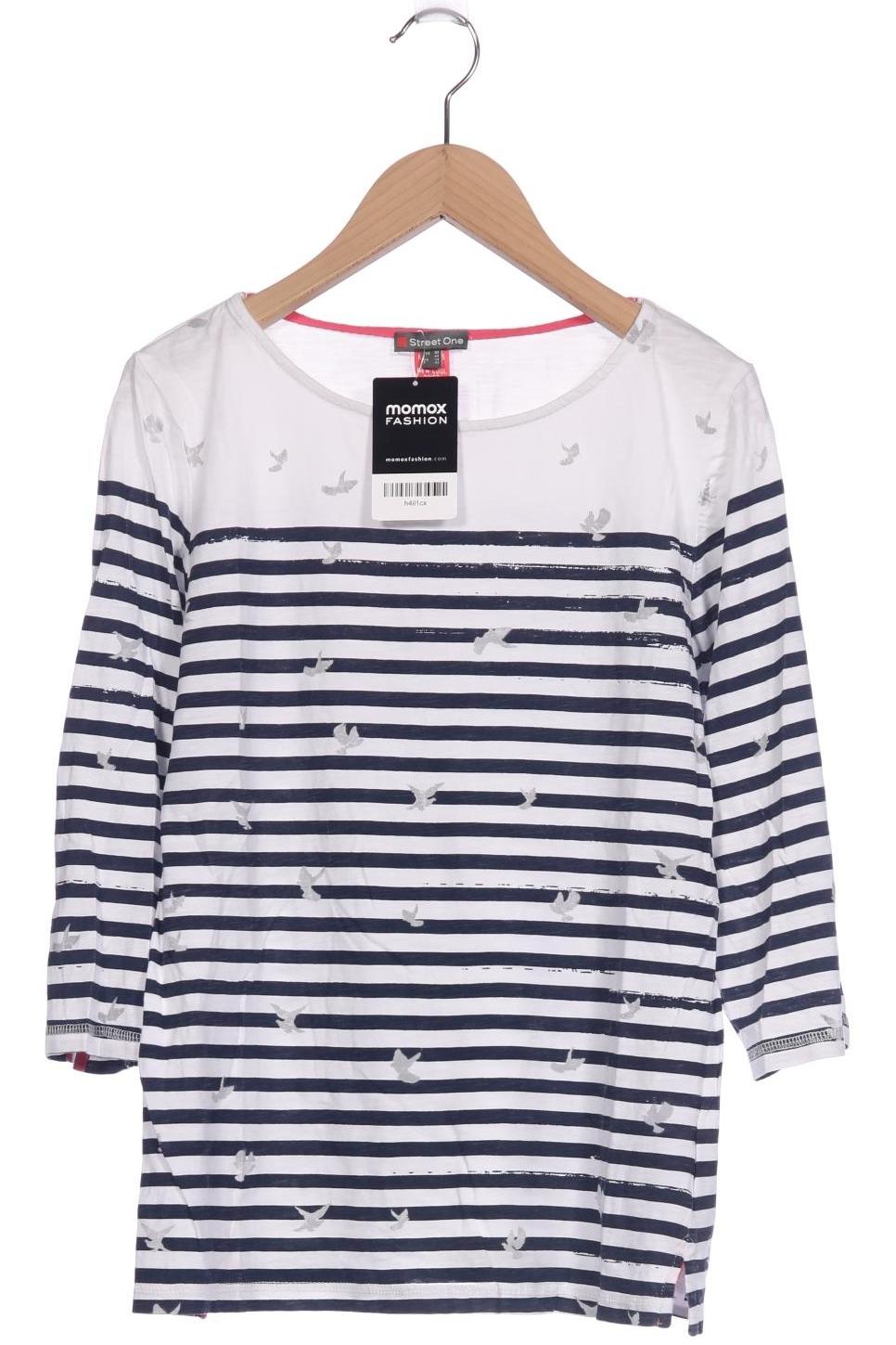 

Street One Damen Langarmshirt, weiß, Gr. 40