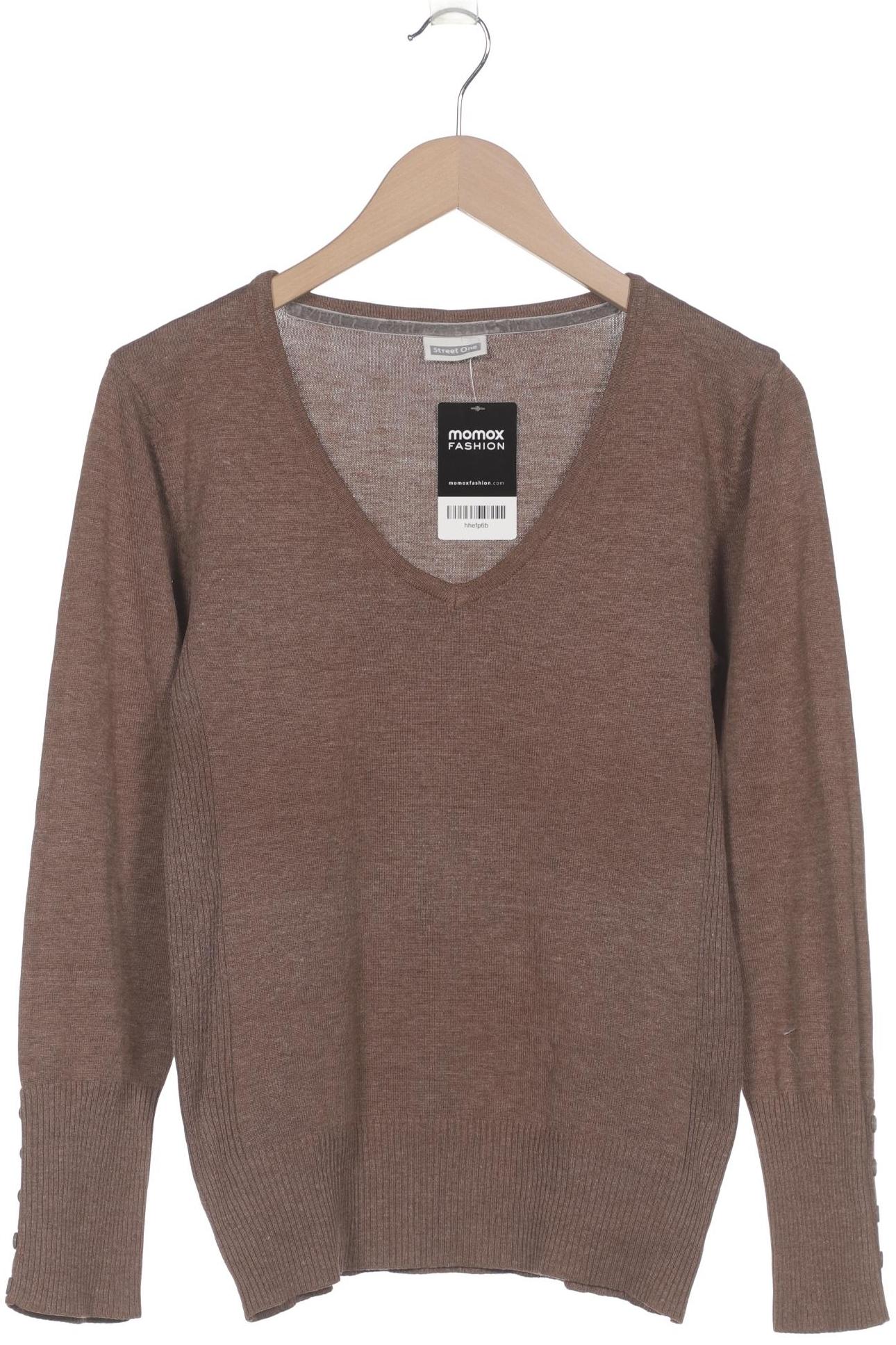 

Street One Damen Pullover, braun, Gr. 42