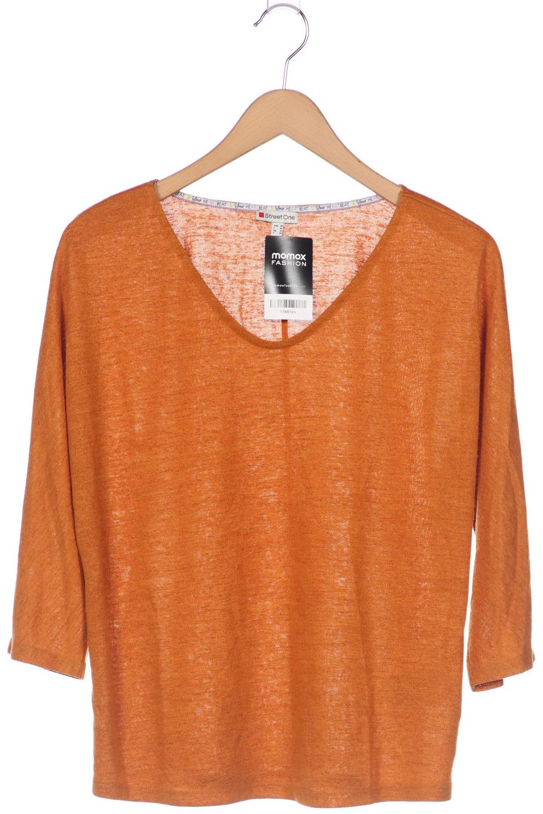 

Street One Damen Langarmshirt, orange, Gr. 38