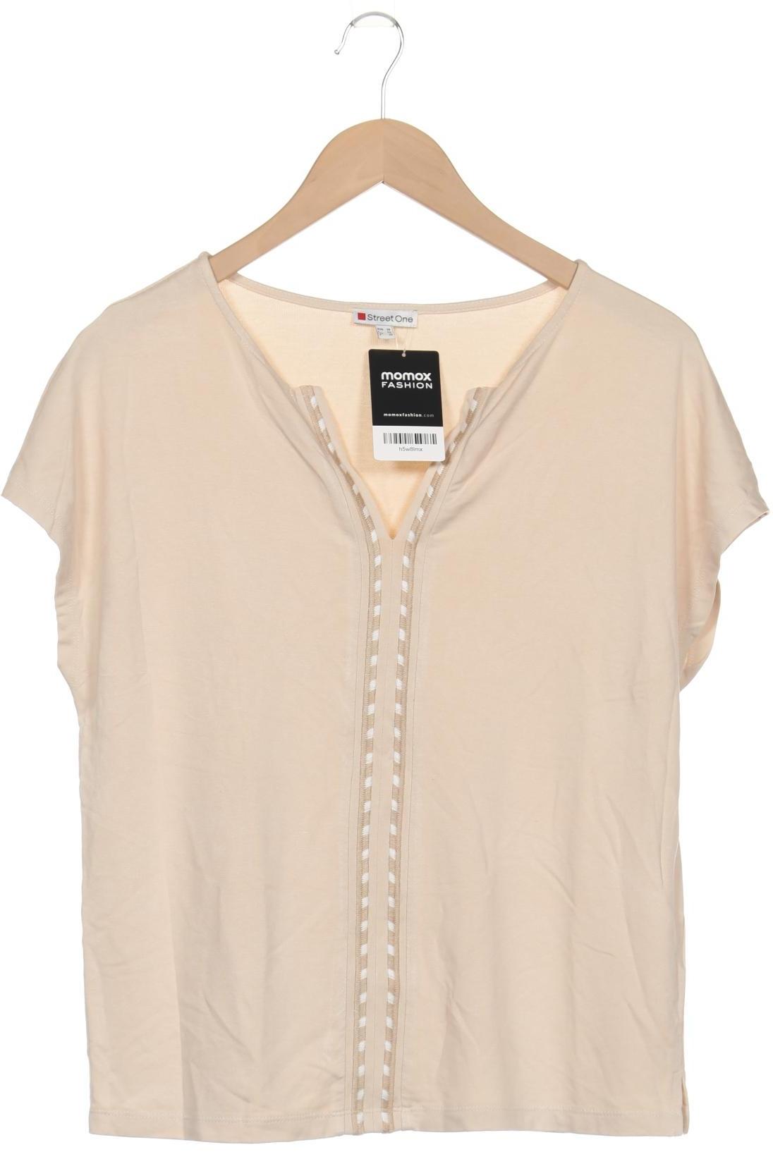 

Street One Damen T-Shirt, cremeweiß, Gr. 36