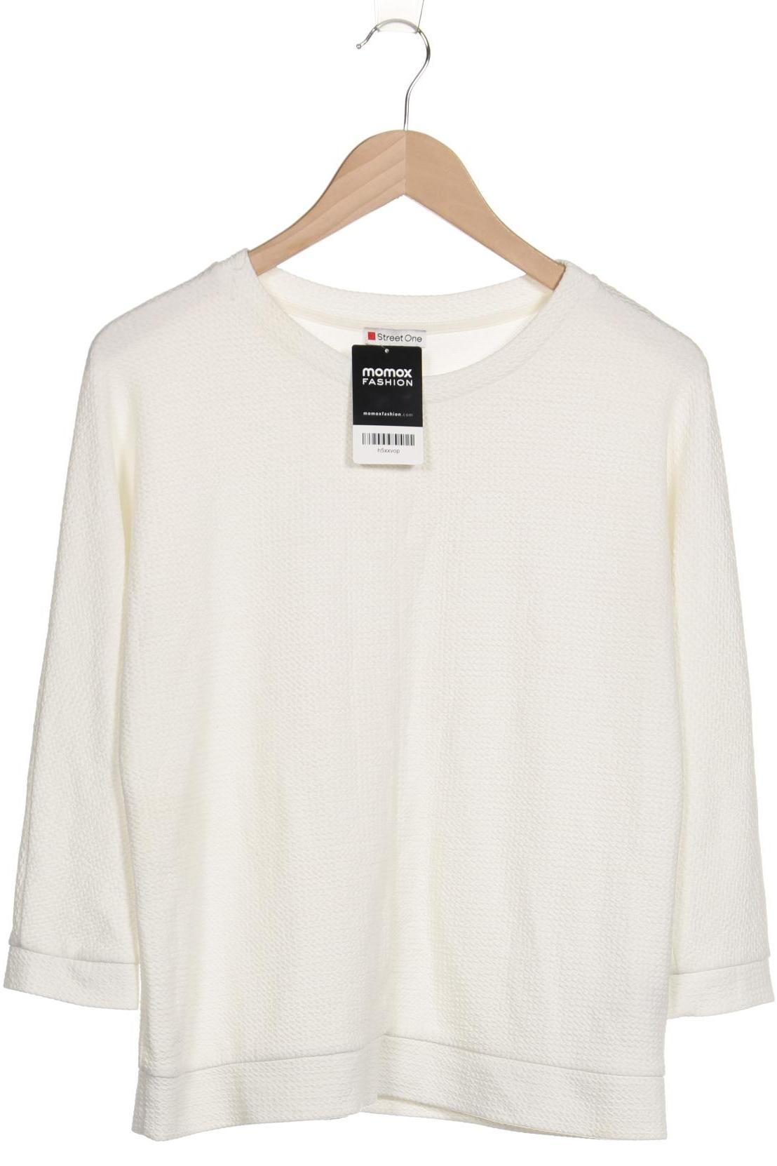 

Street One Damen Langarmshirt, weiß, Gr. 36