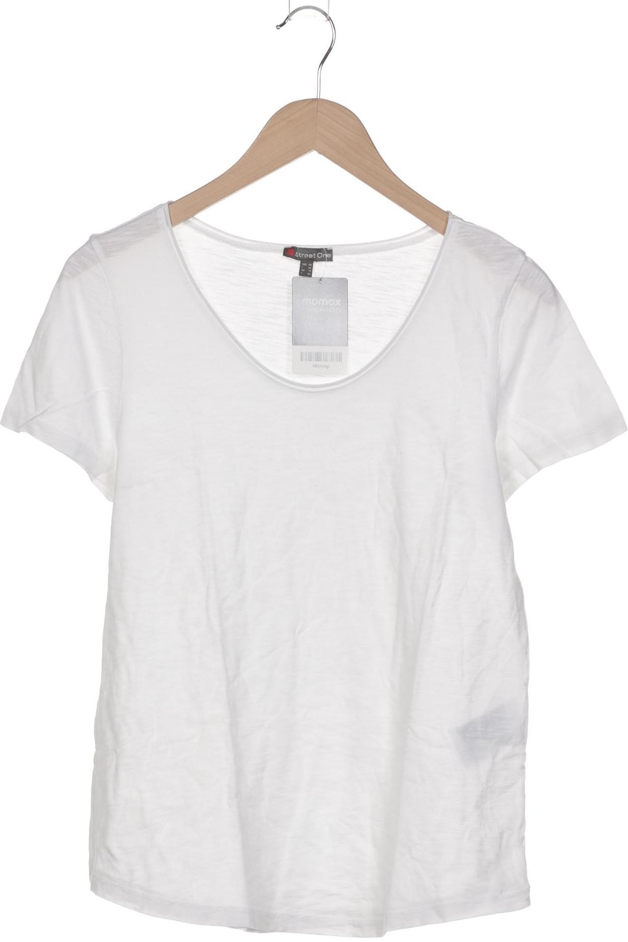 

Street One Damen T-Shirt, weiß, Gr. 40
