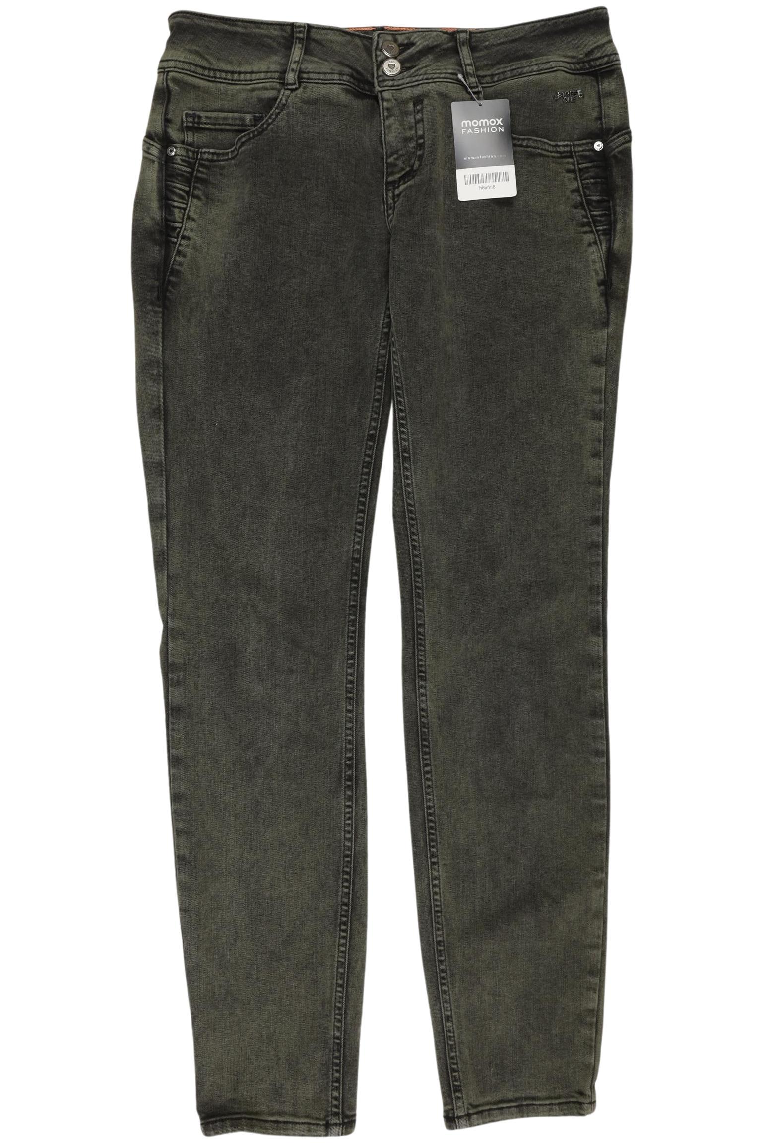 

Street One Damen Jeans, grün, Gr. 27
