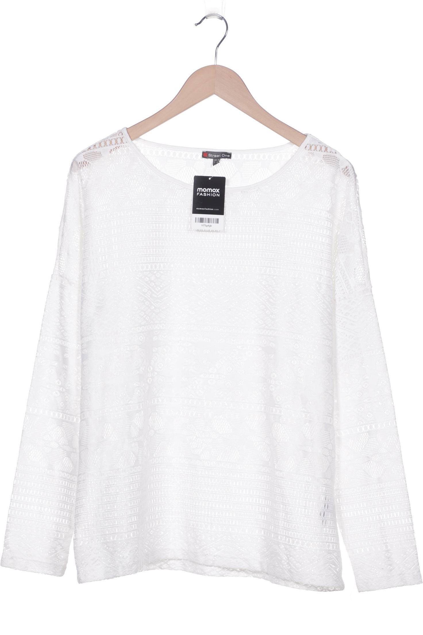 

Street One Damen Langarmshirt, weiß