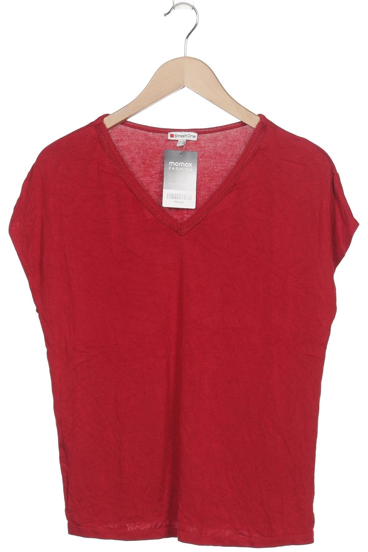 

Street One Damen T-Shirt, rot, Gr. 38