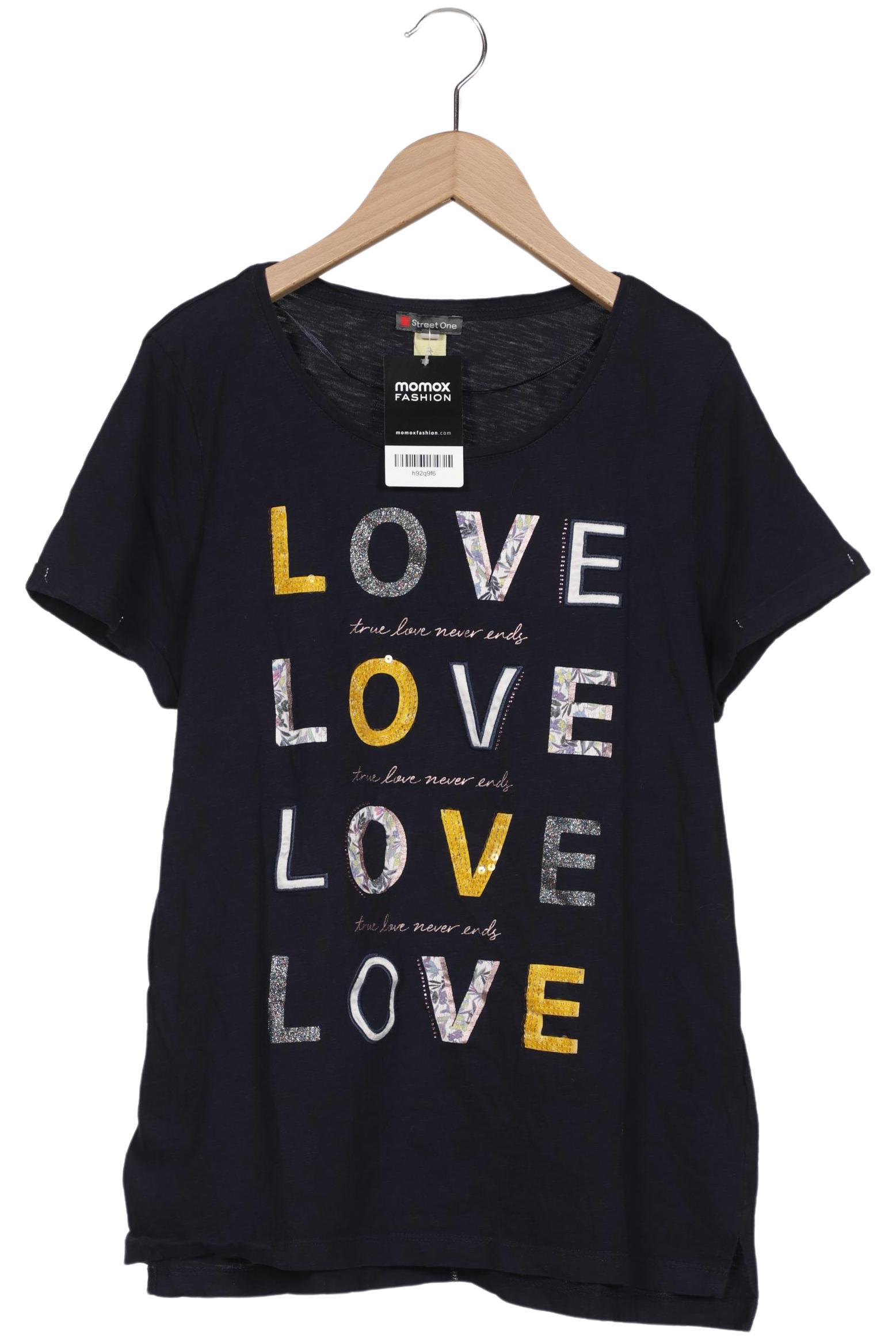 

Street One Damen T-Shirt, marineblau, Gr. 42