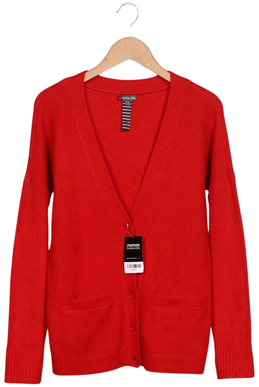 

Street One Damen Strickjacke, rot, Gr. 36